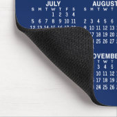 Kalender - marineblau Hintergrund - Vertikal Mousepad (Ecke)
