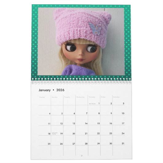 Kalender. Meine Lieblings-Puppen Kalender (Jan 2026)