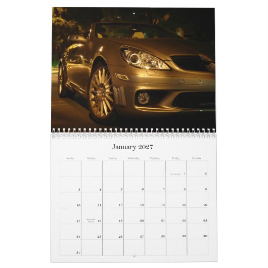 Kalender MERCEDES-BENZ SLK 2010 (Jan 2027)