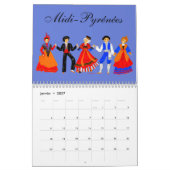 Kalender, Midi-Pyrénées, Frankreich Kalender (Jan 2027)