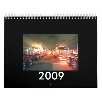 Kalender mit 2009 LKWs