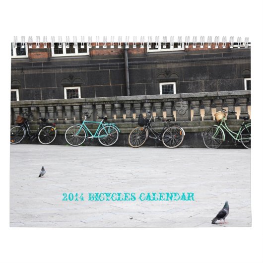 Kalender mit 2014 Fahrrädern (Titelbild)