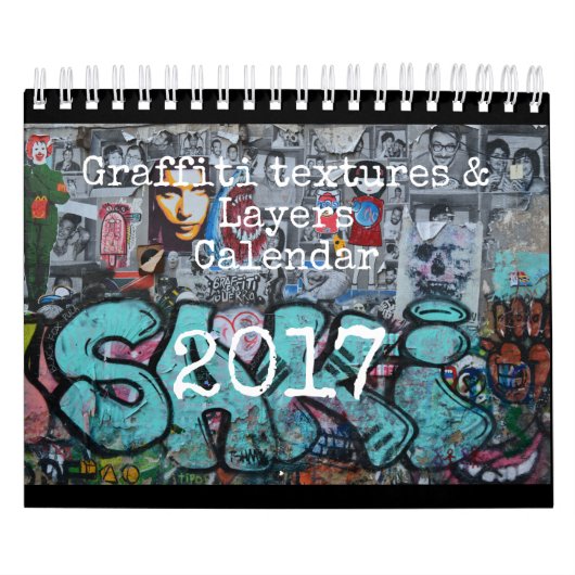 Kalender mit 2017 Graffiti (Titelbild)