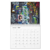Kalender mit 2017 Graffiti (Jan 2027)