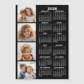 Kalender mit 4 Fotocollagen Magnetkarte (Vorderseite)