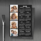 Kalender mit 4 Fotocollagen Magnetkarte