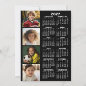 Kalender mit 4 Fotomaterial auf Karte (Vorderseite)