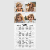 Kalender mit 4 Fotomaterial - Modern Magnet (Vorderseite)