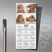 Kalender mit 4 Fotomaterial - Modern Magnet