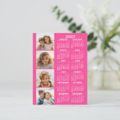 Kalender mit 4 Fotomaterial Postkarte (Stehend Vorderseite)
