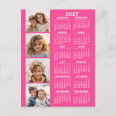 Kalender mit 4 Fotomaterial Postkarte (Vorderseite)