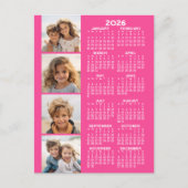Kalender mit 4 Fotomaterial Postkarte (Vorderseite)