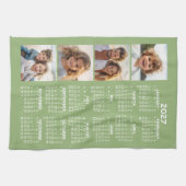 Kalender mit 4 Fotomaterial - Seite Grün Geschirrtuch (Horizontal)