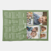 Kalender mit 6 Fotomaterial - Seite Grün Geschirrtuch (Horizontal)