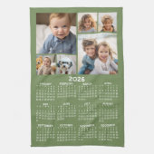 Kalender mit 6 Fotomaterial - Seite Grün Geschirrtuch (Vertikal)