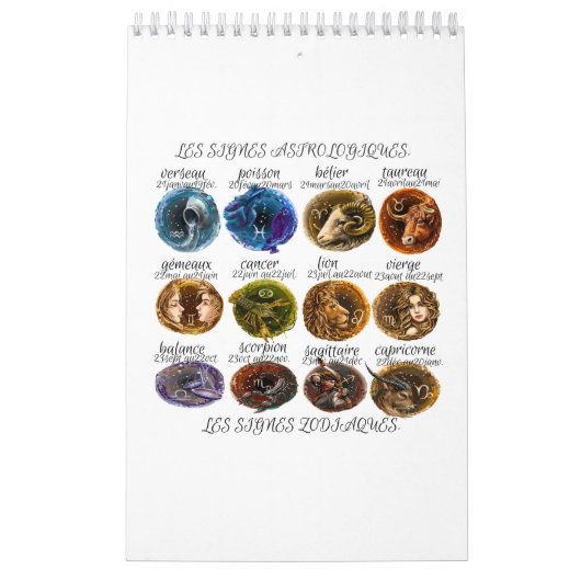 Kalender mit astrologischen (Titelbild)