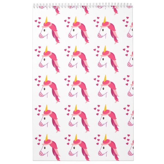 Kalender mit Einhorn für ein Mädchen (Titelbild)
