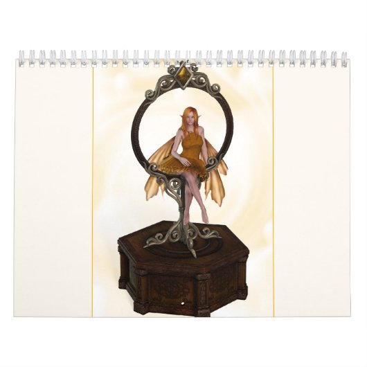 Kalender mit farbigen Fairies (Titelbild)
