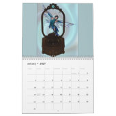 Kalender mit farbigen Fairies (Jan 2027)