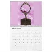 Kalender mit farbigen Fairies (Feb 2027)