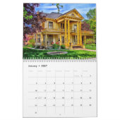 Kalender mit Ferien - Ferienhäuser (Jan 2027)