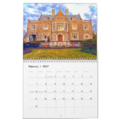 Kalender mit Ferien - Ferienhäuser (Feb 2027)