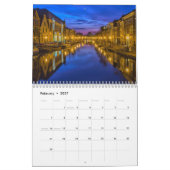 Kalender mit Ferien - Städte der Welt (Feb 2027)