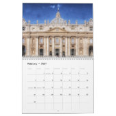 Kalender mit Ferien - Weltstädte (Feb 2027)