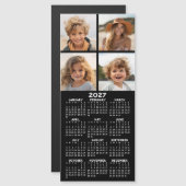 Kalender mit Foto Collage Kühlschrankmagnet Magnetkarte (Vorne/Hinten)