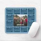 Kalender mit Foto im Zentrum Mousepad (Mit Mouse)