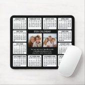 Kalender mit Foto im Zentrum Mousepad (Mit Mouse)
