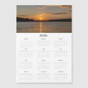 Kalender mit Foto Magnetkalender für das ganze J Magnetkarte