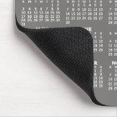 Kalender mit Foto - Vertikale Jahresansicht Mousepad (Ecke)