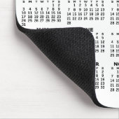 Kalender mit Foto - Vertikale Jahresansicht Mousepad (Ecke)