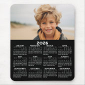 Kalender mit Foto - Vertikale Jahresansicht Mousepad (Vorne)