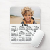 Kalender mit Foto - Vertikale Jahresansicht Mousepad (Mit Mouse)