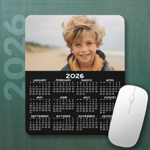 Kalender mit Foto - Vertikale Jahresansicht Mousepad