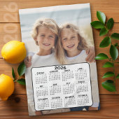 Kalender mit Foto Volljährig anzeigen Moderne Mini Geschirrtuch