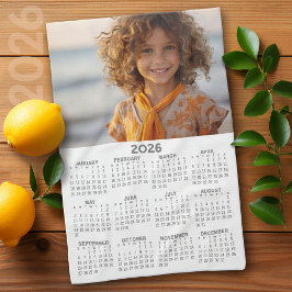 Kalender mit Foto Volljährig anzeigen Moderne Mini Geschirrtuch