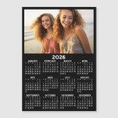 Kalender mit Foto Volljährig anzeigen Moderne Mini Magnetkarte (Vorderseite)