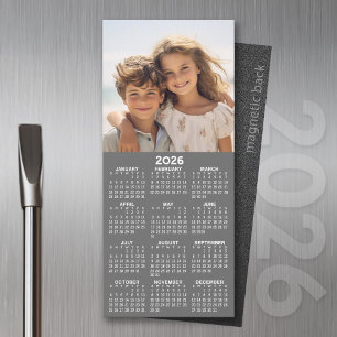 Kalender mit Foto Volljährig anzeigen Moderne Mini Magnetkarte