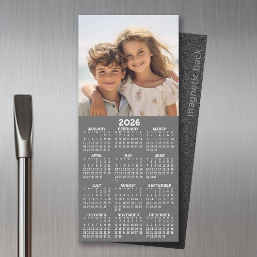 Kalender mit Foto Volljährig anzeigen Moderne Mini Magnetkarte