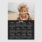 Kalender mit Foto - Volljährige Magnetkarte (Vorderseite)