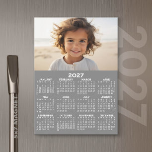 Kalender mit Foto - Volljährige Magnetkarte