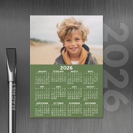 Kalender mit Foto - Volljährige Magnetkarte