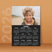 Kalender mit Foto - Volljährige Magnetkarte