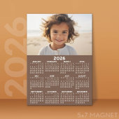 Kalender mit Foto - Volljährige Magnetkarte