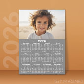 Kalender mit Foto - Volljährige Magnetkarte