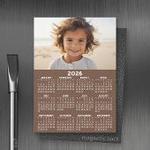Kalender mit Foto - Volljährige Magnetkarte