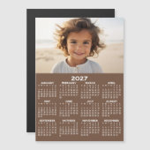 Kalender mit Foto - Volljährige Magnetkarte (Vorne/Hinten)